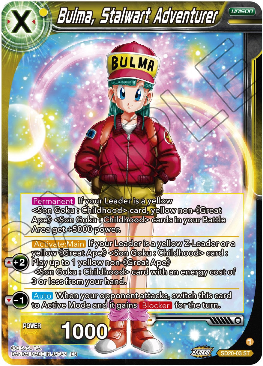 Bulma, Stalwart Adventurer
