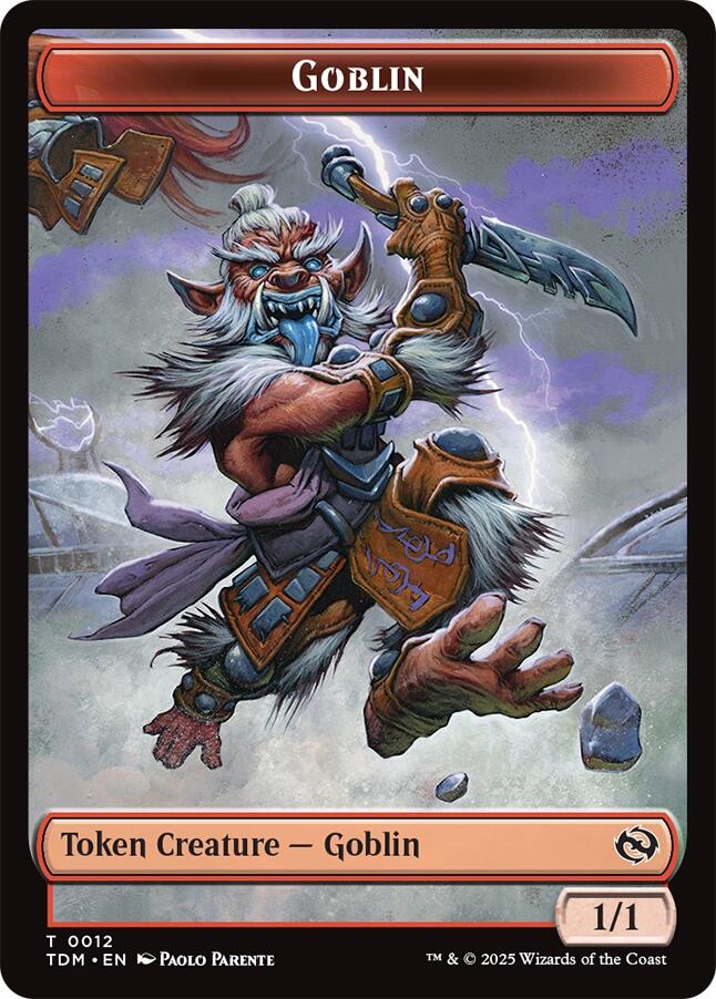 Goblin // Soldier (0004) Double-Sided Token
