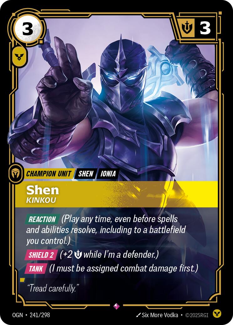 Shen, Kinkou