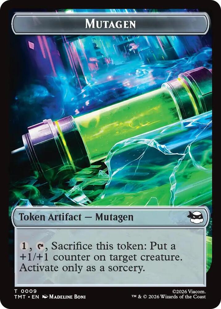 Ninja // Mutagen Double-Sided Token (Back)