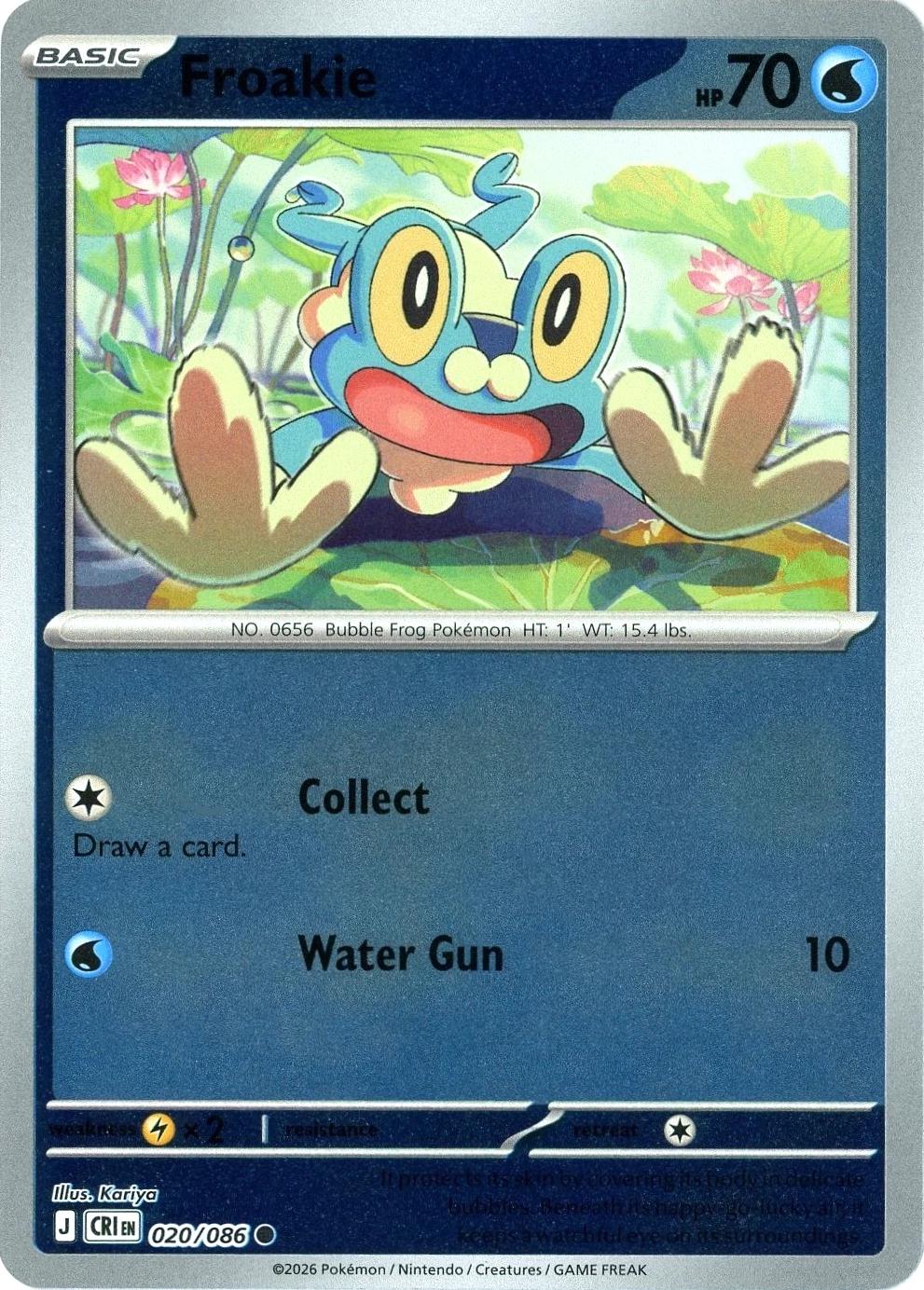 Froakie - 020/086