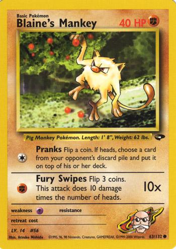 Blaine's Mankey