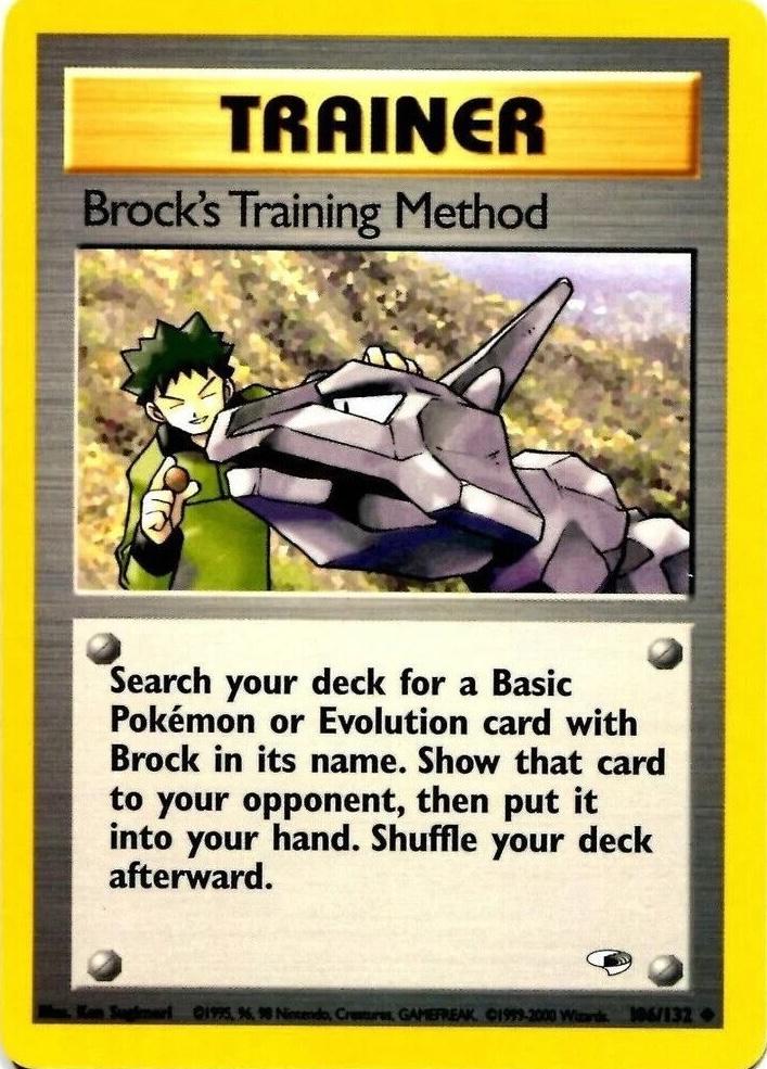 Brock's Training Method